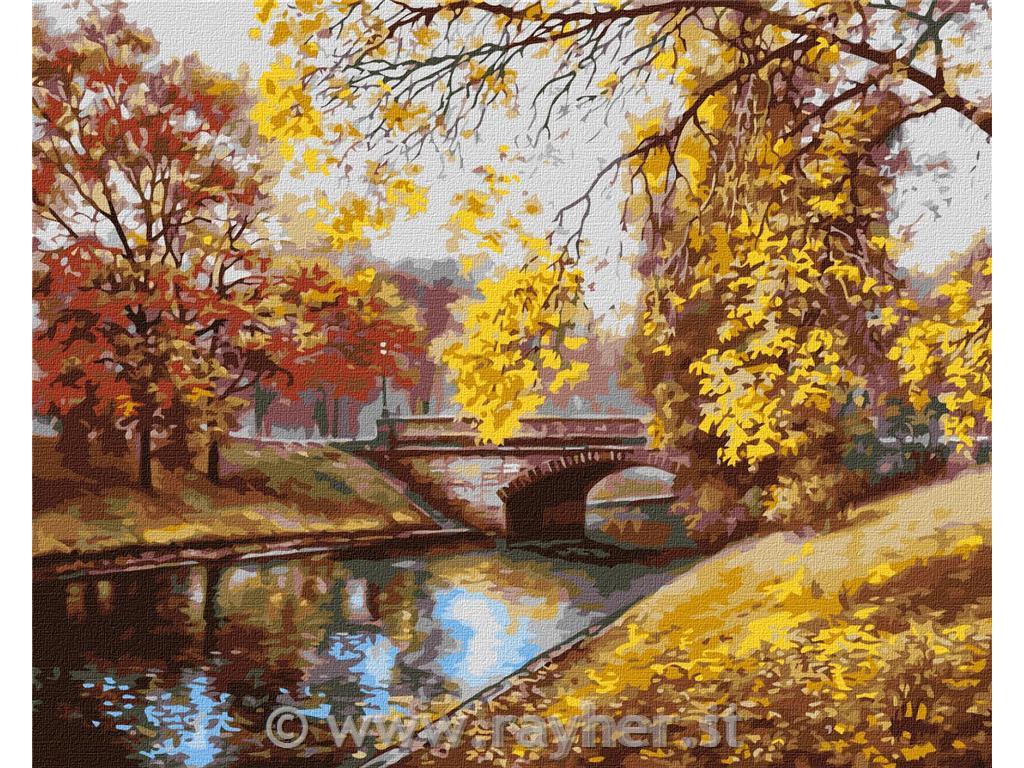 Painting by Numbers, Autumn landscape, 40x50 cm