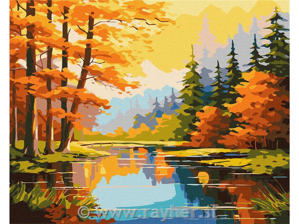 Painting by Numbers, Autumn time, 40x50 cm