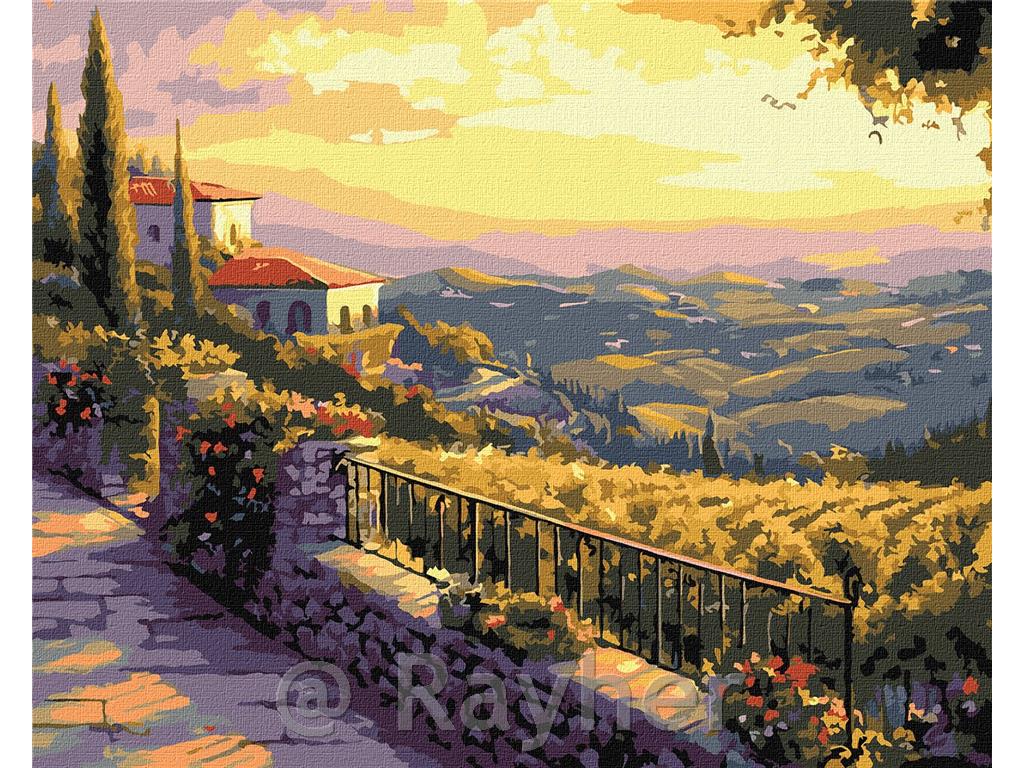 Slikanje po brojevima, An Italian evening, 40x50 cm