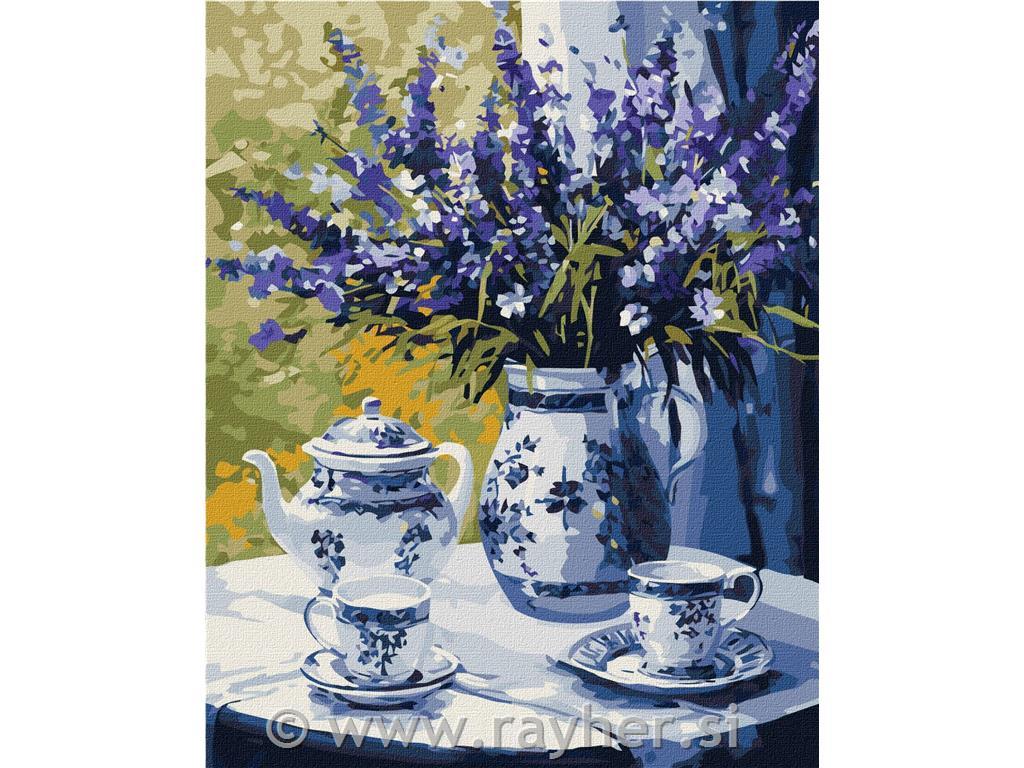 Slikanje po brojevima, Lavender tea part, 40x50 cm