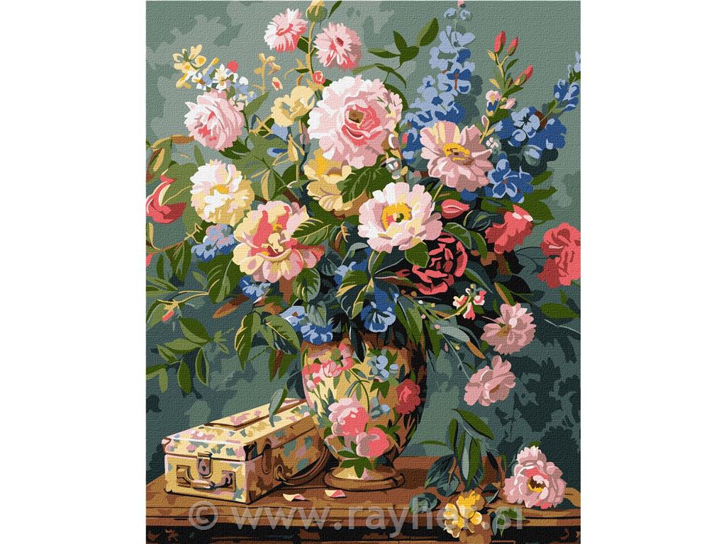 Slikanje po brojevima,A floral fantasy, 40x50 cm