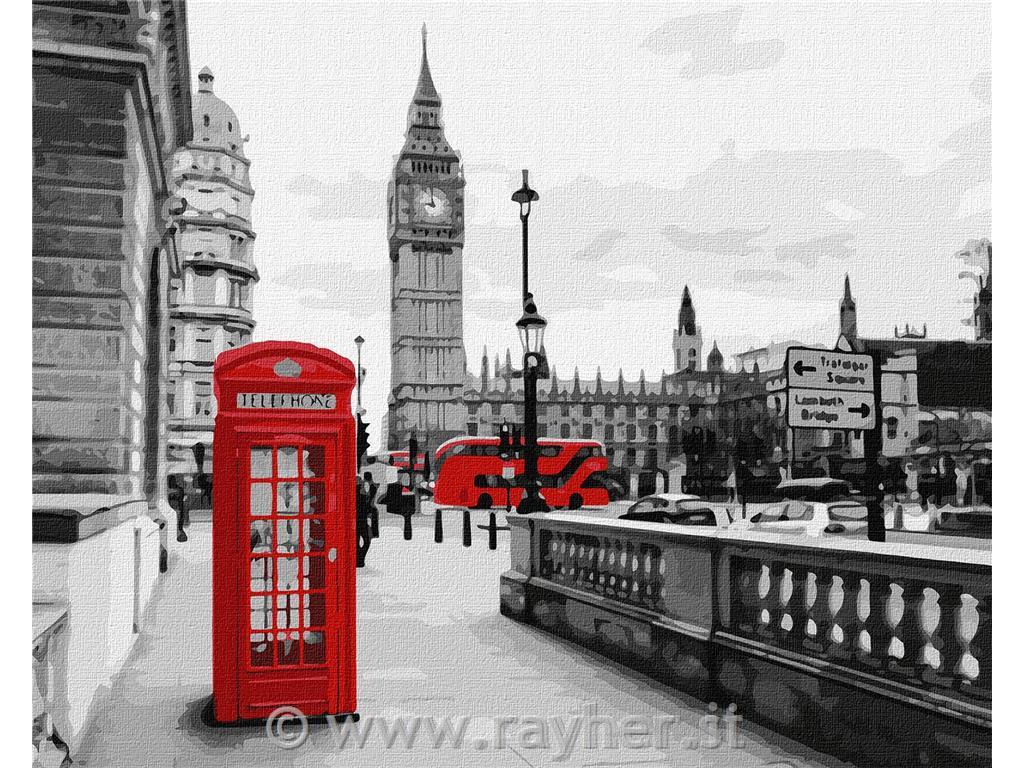 Slikanje po številkah, A call from London, 40x50 cm