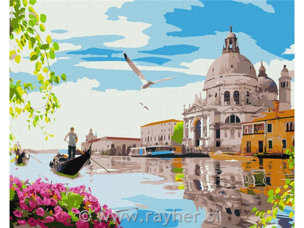 Slikanje po brojevima, Bright Venice, 40x50 cm