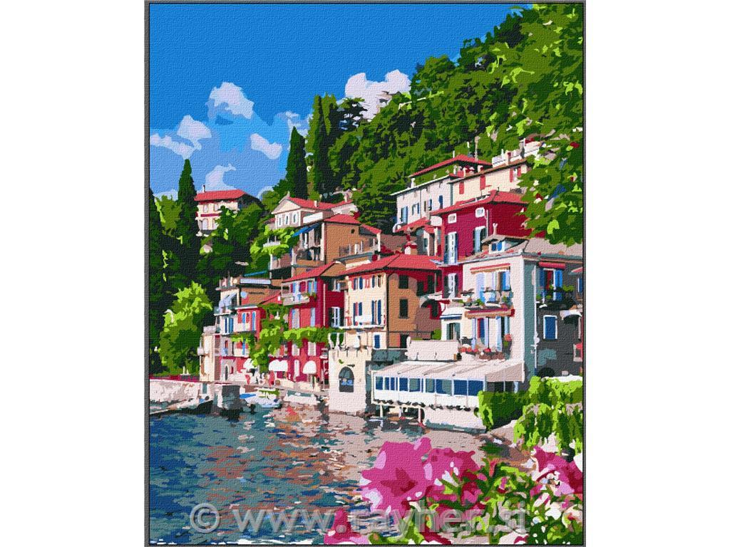 Slikanje po brojevima, Magic Lake Como, 40x50 cm