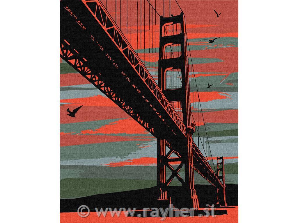 Slikanje po brojevima, Mystic San Franci, 40x50 cm