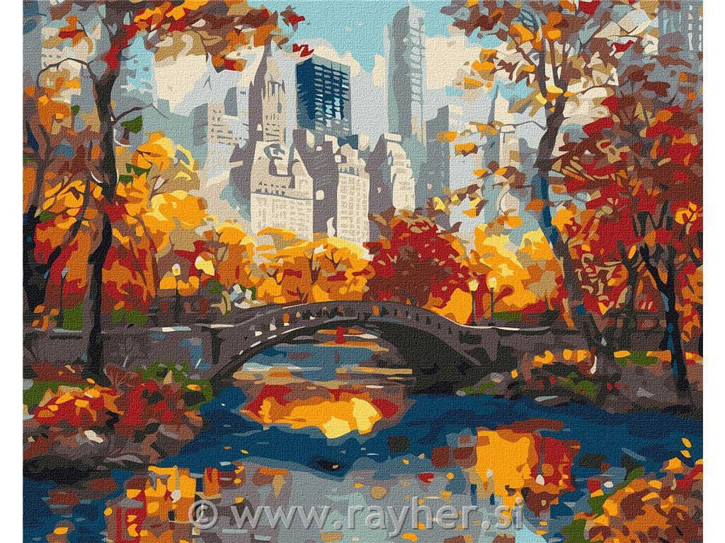 Slikanje po brojevima, Golden park, 40x50 cm