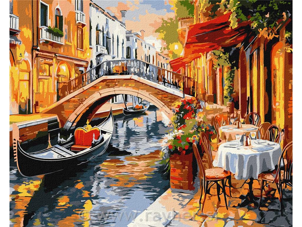 Slikanje po brojevima, Venetian streets, 40x50 cm
