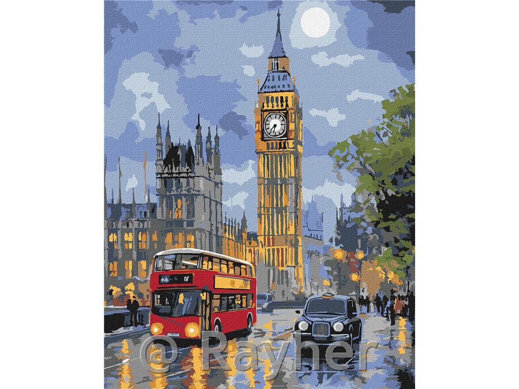 Slikanje po brojevima, London at night,40x50 cm