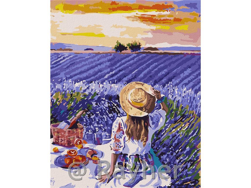 Slikanje po brojevima, Lavender picnic,40x50 cm
