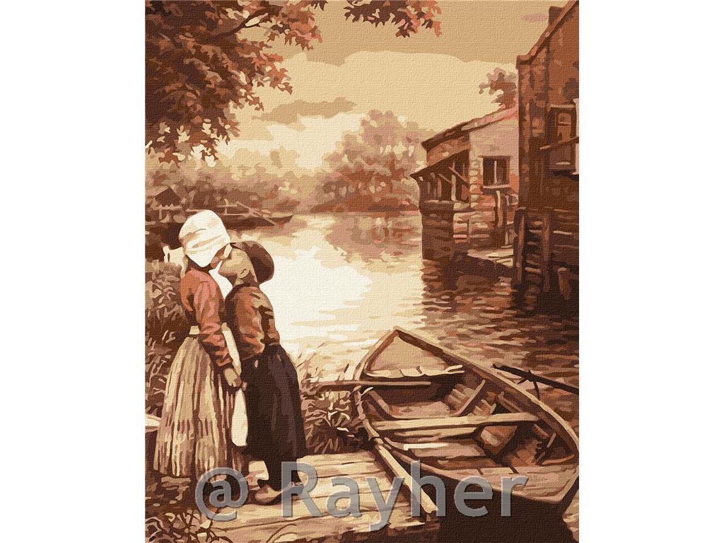 Slikanje po brojevima, The first kiss, 40x50 cm