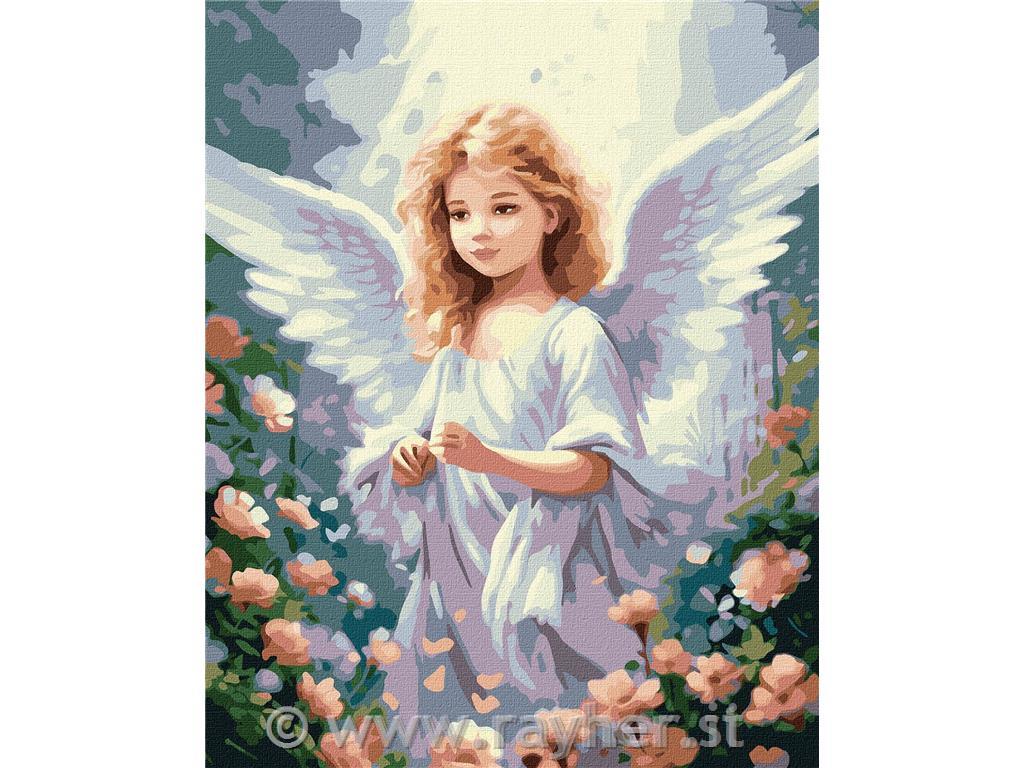 Slikanje po številkah, Angelic appearanc, 40x50 cm