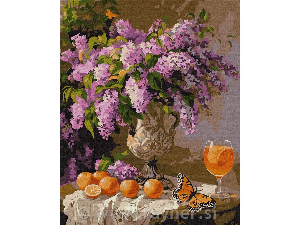 Slikanje po brojevima, Lilac aroma, 40x50 cm
