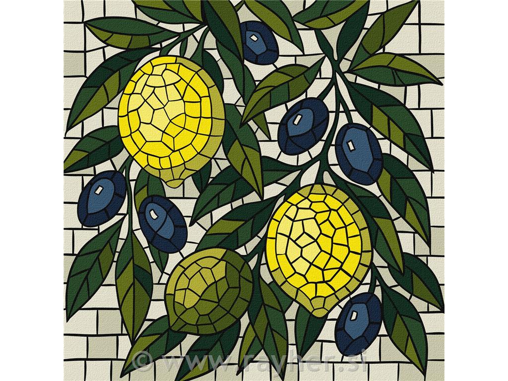 Slikanje po brojevima, Lemons30x30