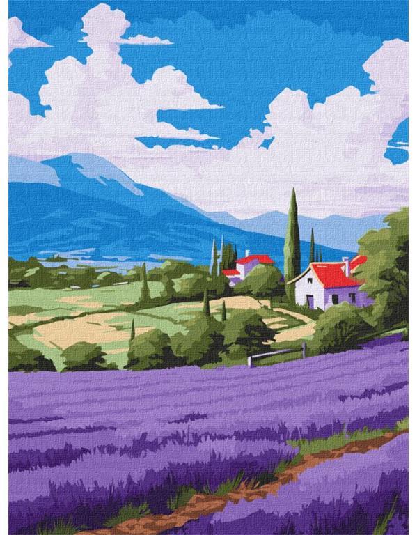 Slikanje po brojevima, Lavender spaces,30x40 cm