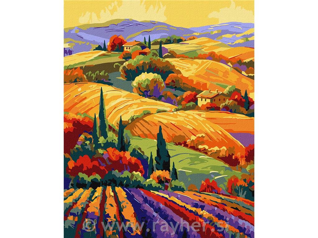 Slikanje po brojevima, Vivid landscape, 40x50 cm