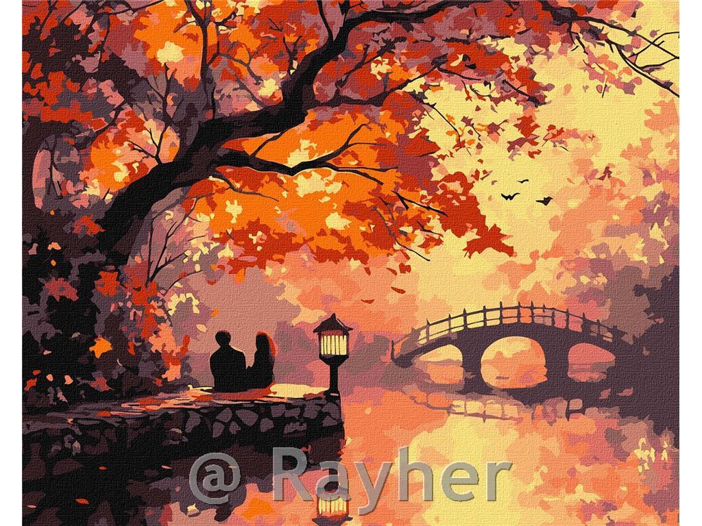 Slikanje po brojevima, Autumn idyll, 40x50 cm