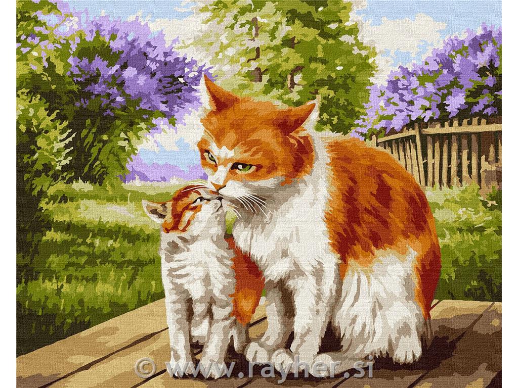 Slikanje po brojevima, Mother's warmth, 40x50 cm