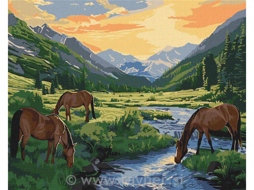 Slikanje po brojevima, Morning hour, 40x50 cm