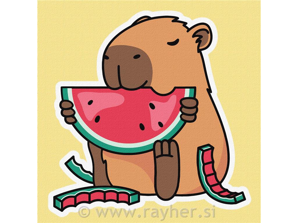 Slikanje po brojevima Kids, Capybara