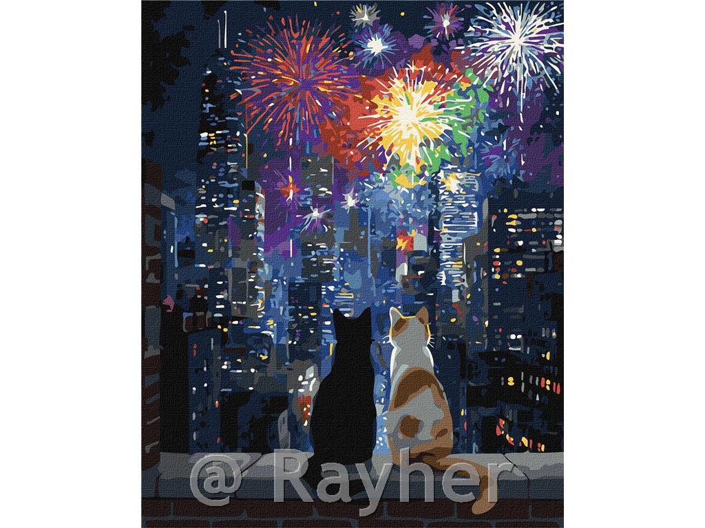Slikanje po brojevima, Night Rendezvous,40x50 cm
