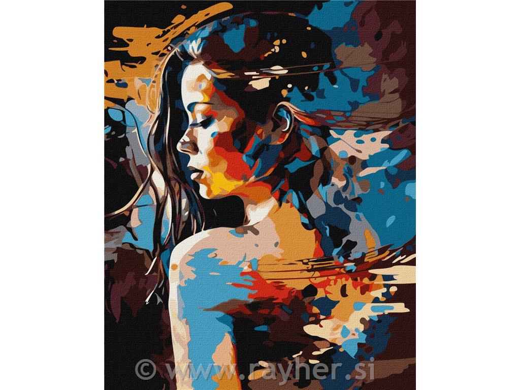 Slikanje po brojevima, The Mystery Girl, 40x50 cm