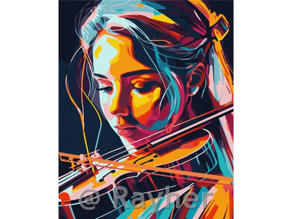 Slikanje po brojevima, Virtuoso violinist, 40x50 cm