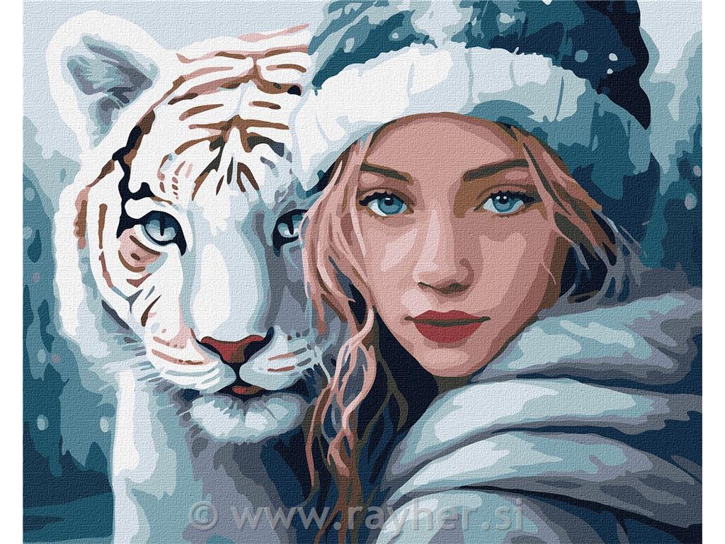 Slikanje po brojevima, Winter warmth, 40x50 cm
