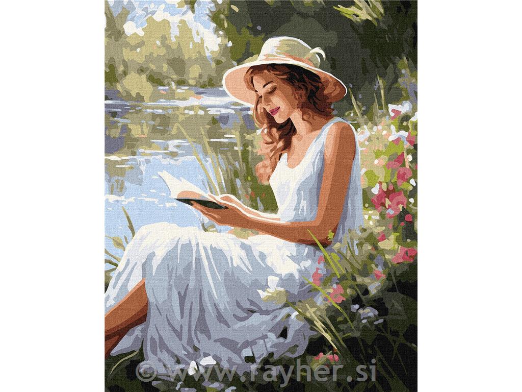 Slikanje po brojevima, Reading, 40x50 cm