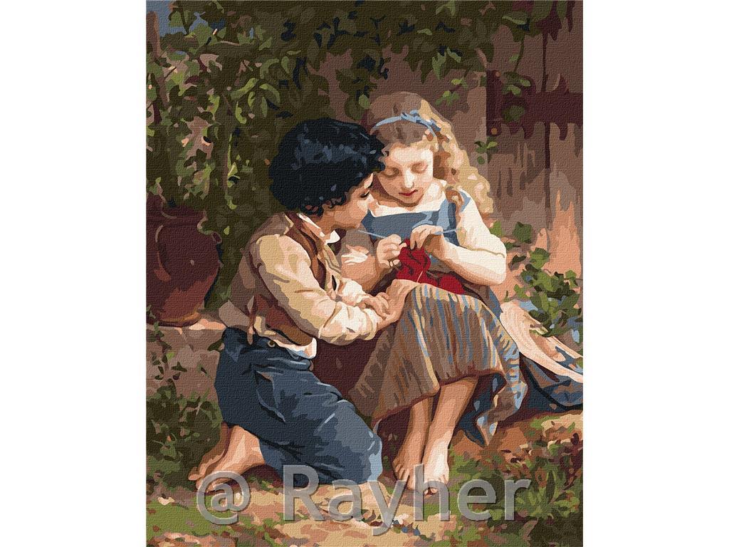 Slikanje po brojevima, Together in the garden, 40x50 cm