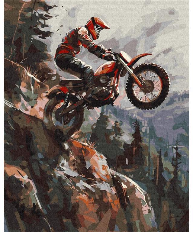 Slikanje po brojevima, Extreme in the mountains, 40x50 cm