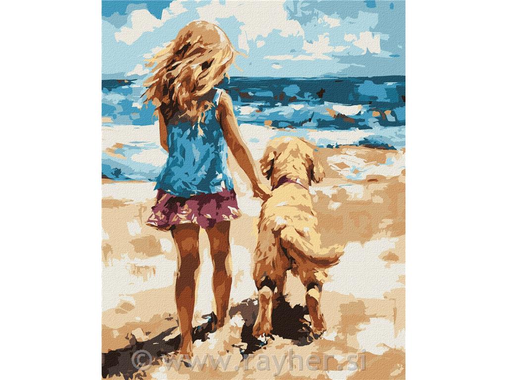 Slikanje po brojevima,Always together, 40x50 cm
