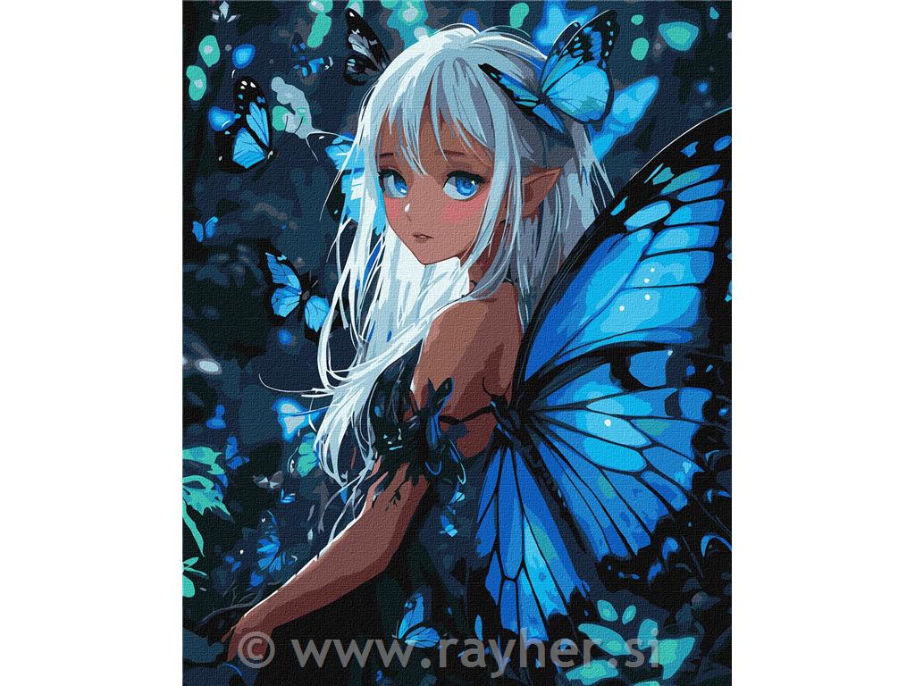 Slikanje po brojevima, Magic butterflies, 40x50 cm