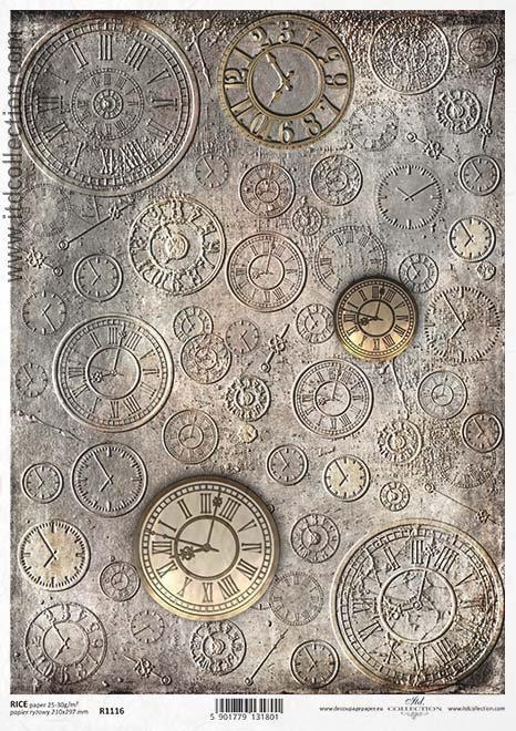 DECOUPAGE PAPIR RIŽIN A4, SATOVI
