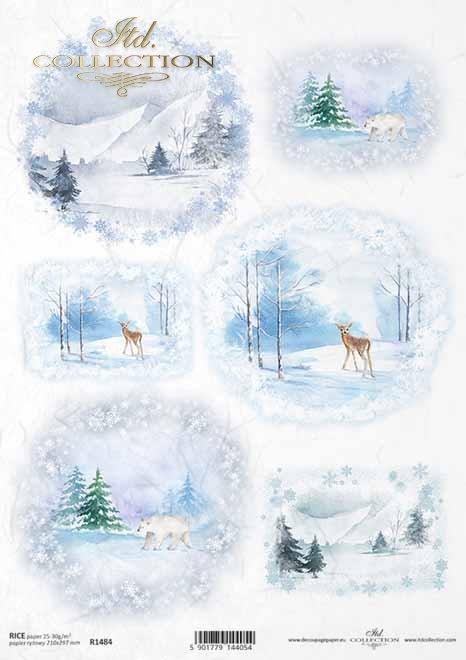 DECOUPAGE PAPIR RIŽIN A4