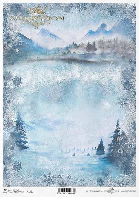 DECOUPAGE PAPIR RIŽIN A4