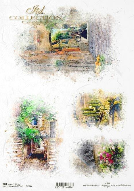 DECOUPAGE PAPIR RIŽIN A4, TOSKANA