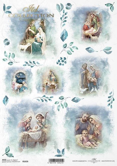DECOUPAGE PAPIR RIŽIN A4