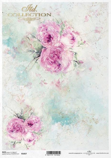 DECOUPAGE PAPIR RIŽIN A4