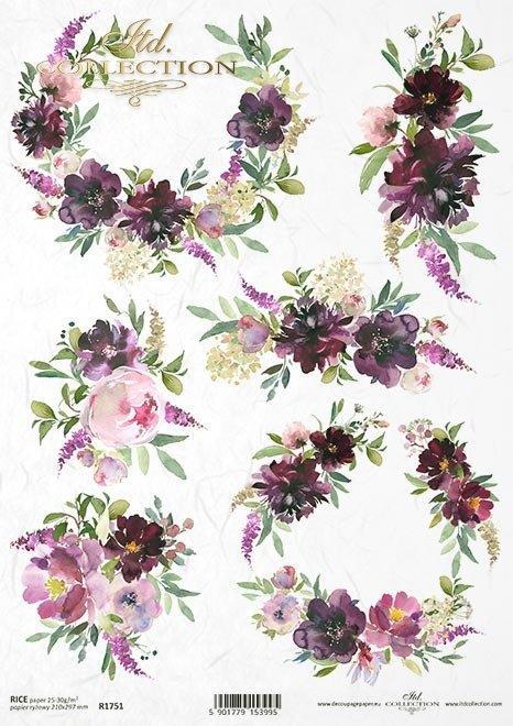 DECOUPAGE PAPIR RIŽIN A4