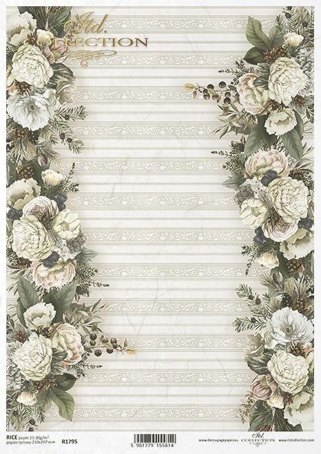 DECOUPAGE PAPIR RIŽIN A4