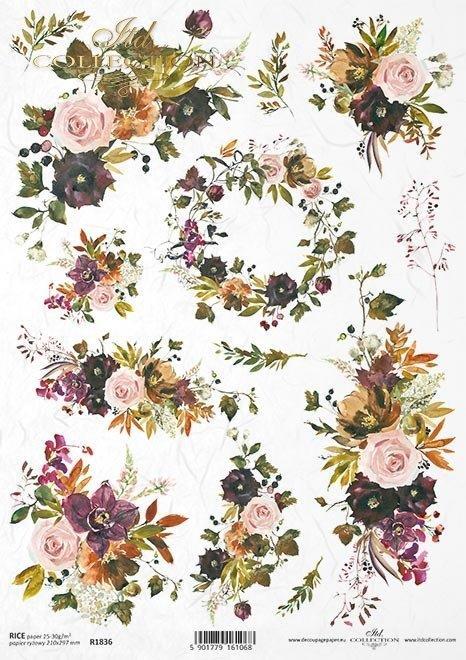 DECOUPAGE PAPIR RIŽIN A4