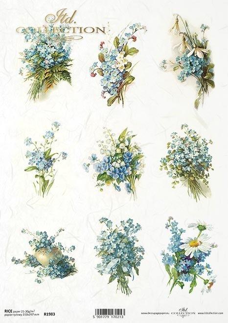 DECOUPAGE PAPIR RIŽIN A4