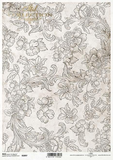 DECOUPAGE PAPIR RIŽIN A4