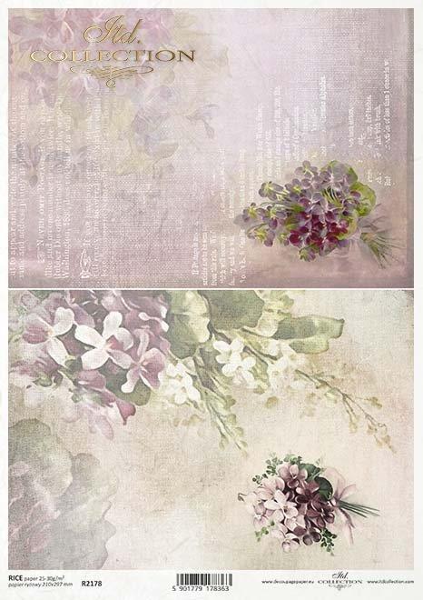 DECOUPAGE PAPIR RIŽIN A4