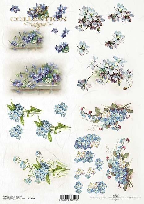 DECOUPAGE PAPIR RIŽIN A4