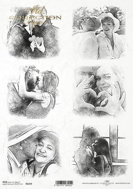 DECOUPAGE PAPIR RIŽIN A4