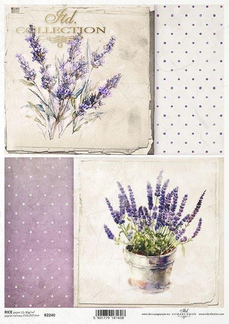 DECOUPAGE PAPIR RIŽIN A4