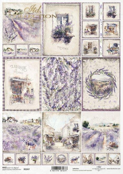 DECOUPAGE PAPIR RIŽIN A4