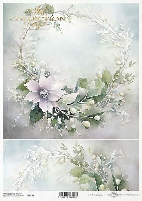 DECOUPAGE PAPIR RIŽIN A4