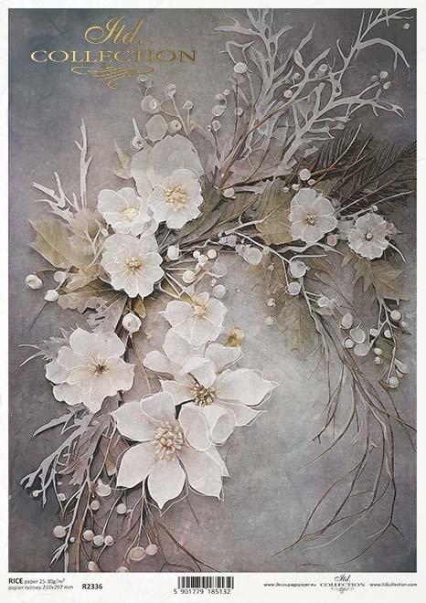 DECOUPAGE PAPIR RIŽIN A4